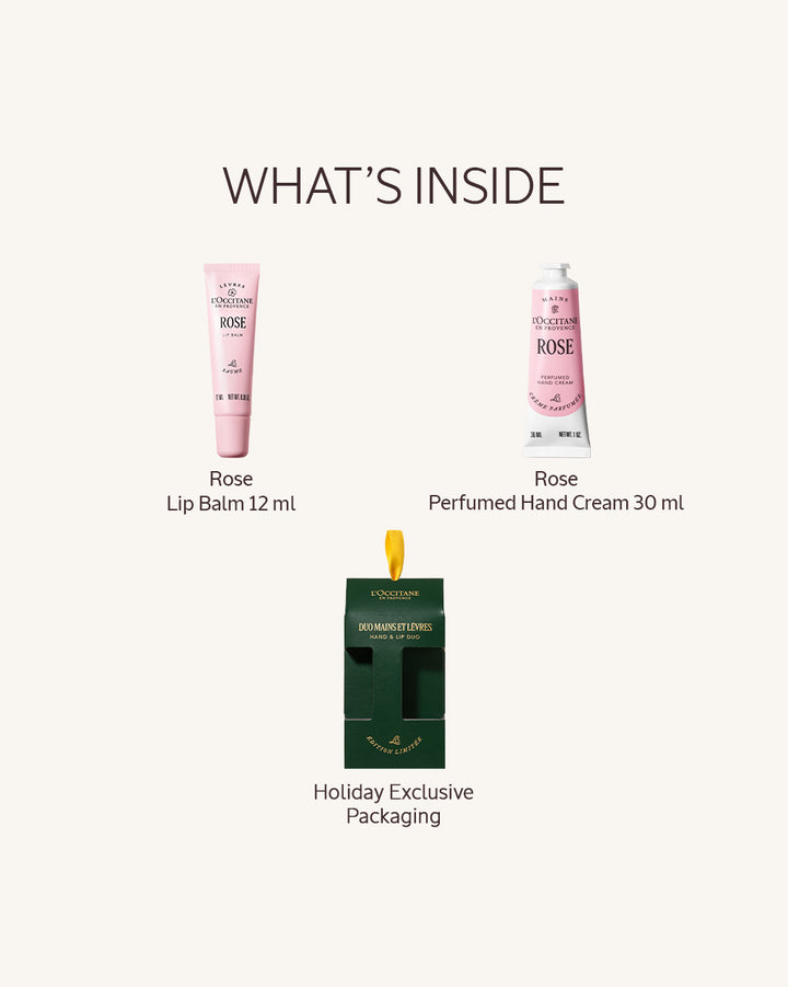 Rose Hand & Lip Duo