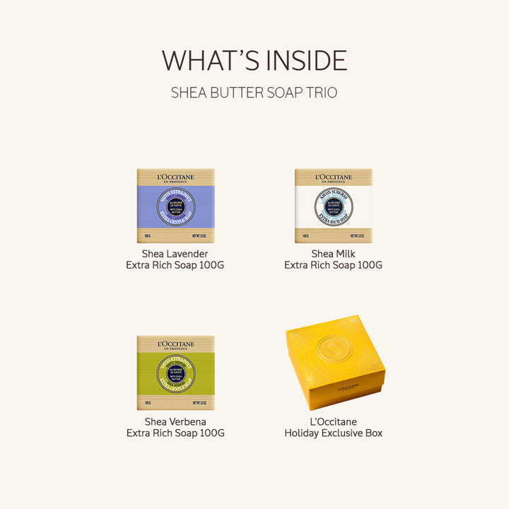 Shea Butter Soap Trio