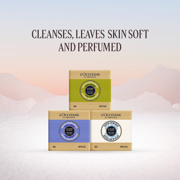 Shea Butter Soap Trio