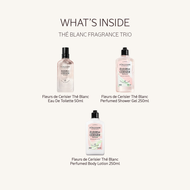 Thé Blanc Fragrance Trio