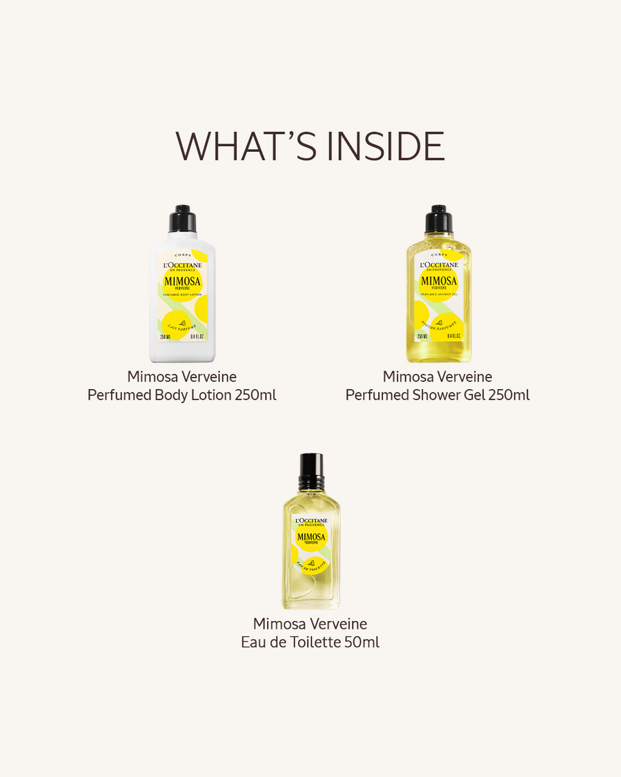 Mimosa Verveine Fragrance Trio