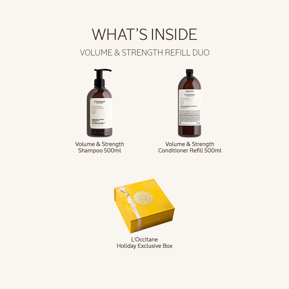 Volume & Strength Refill Duo