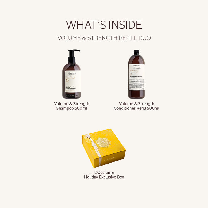 Volume & Strength Refill Duo