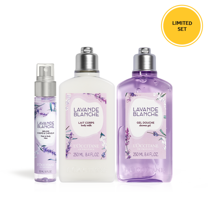 White Lavender Relaxing Trio