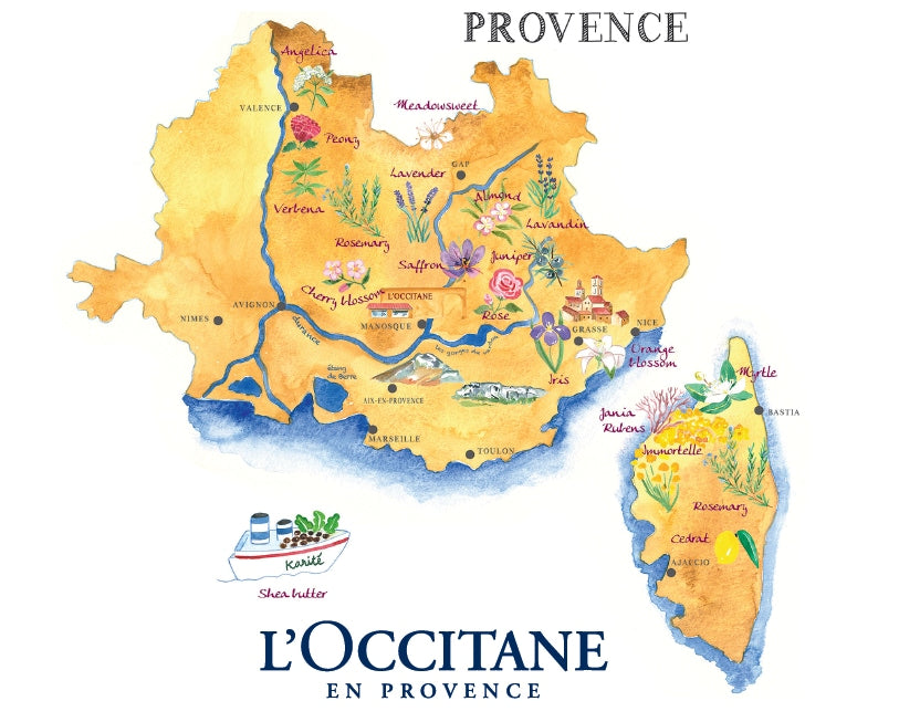 loccitane provence map